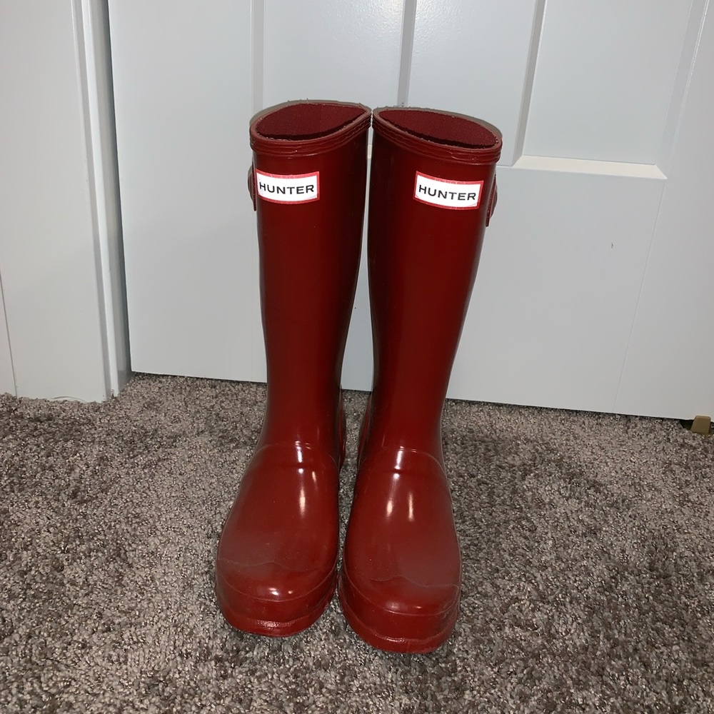 Red Hunter Boots